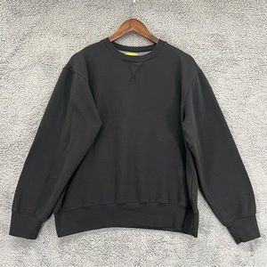 MTA Sport Sweatshirt Crewneck Activewear Black Men Size Large